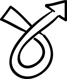 Loop Right Arrow Outline Vinyl Svg File, Free Vectors File